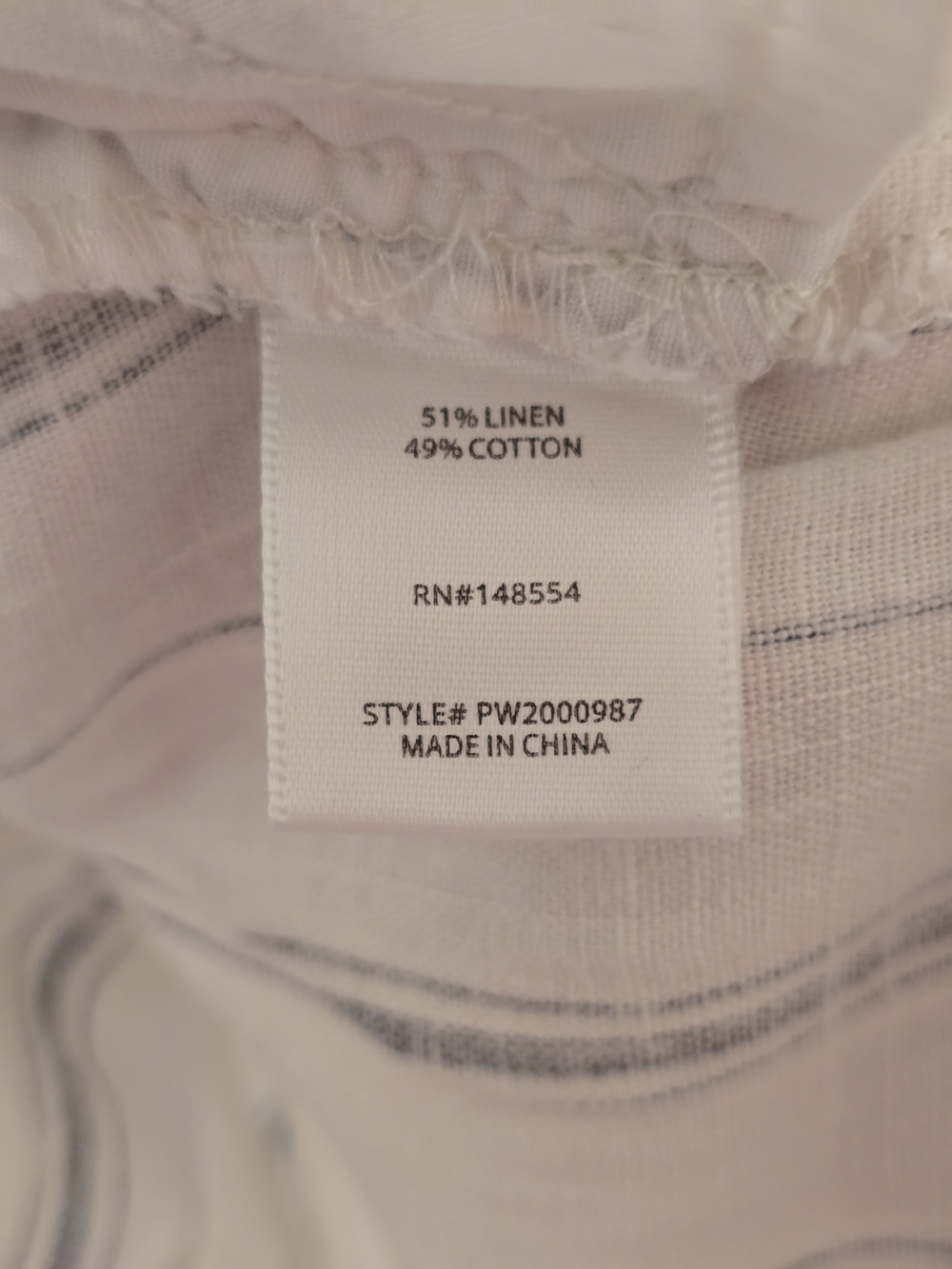Indigo Rising - Striped Linen Shorts - Picture 11 of 11